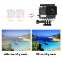 Best Seller!! Anti  Fog 12 ชิ้น แผ่นกันฝ้าสำหรับ Gopro Yi SJ4000 Action Camera ทุกรุ่น