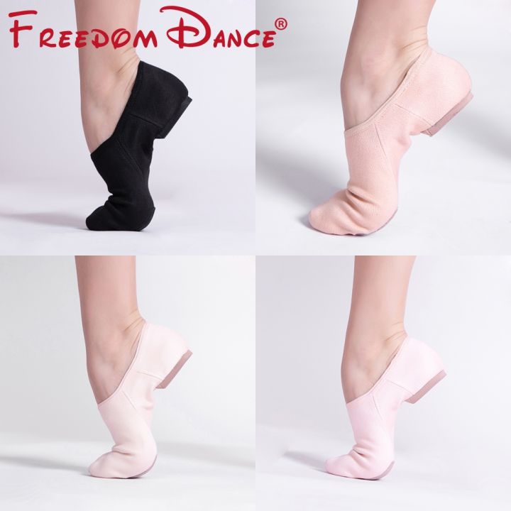 hot-dt-2023-stretch-canvas-jazz-ballet-shoes-kids-exercise-shoe-soft-indoor-training-sneakers-pink-44