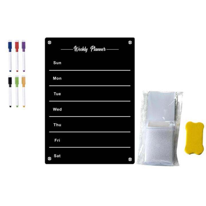 Board Acrylic Whiteboard for Notes Portable