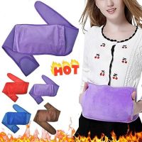 Winter Water Bottle Belt Waist Hand Warmer Hot Water Bottle Belt Hot Water Bag Soft Plush Hot Water Cover For Abdomen Back