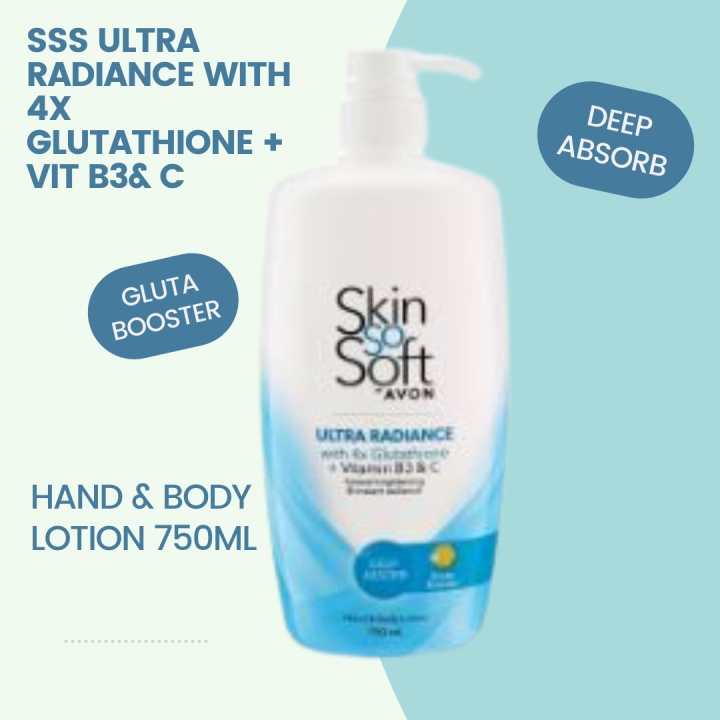 Avon Sss Ultra Glutathione With Vitamin C Hand And Body Lotion 750 Ml 