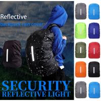 Reflective Waterproof Rain Cover Outdoor Sport Backpack Bag Cover Night Cycling Safety Raincover Camping Hiking Dust Raincover Backpack Covers