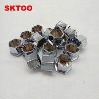 SKTOO Wheel Nut Rim Cover Tyre Screw Cap Decor For Peugeot 207 301 307 308 408 508 3008 Citroen C4l C5 C2 16Pieces Nails  Screws Fasteners