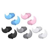 1 Pair Noise Reduction Silicone Earplugs Anti-noise Hear Protective Ear Plugs Isolate the Noise for Swimming Snorkeling Surfing