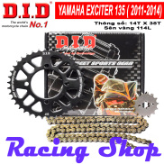 Nhông sên dĩa Exciter 135  2011-2014  - Sên Vàng 10ly DID HDS - Thái Lan