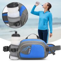 ❇❐ Fanny Pack Running Belt Purse Bum Bag Women Men Nylon with Bottle Holder Waterproof for Running Hiking for Hydration for Jogging