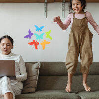 UEETIQ【Hot Sale】 36 ชิ้น DIY งานฝีมือผีเสื้อโฟม EVA ตกแต่งผีเสื้อกระดานข่าวตกแต่งผีเสื้อ Cutouts