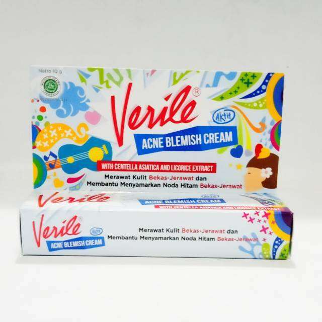 VERILE ACNE BLEMISH CREAM 10G | Lazada Indonesia