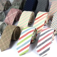 《The Empty island House》แฟชั่นใหม่บุรุษ TiesCotton เนคไทสำหรับผู้ชายสาเหตุลายผูก ForBussines Corbatas Bridegroom PartyNeckties