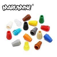 [2023ร้อน] Marumine MOC อิฐ1X1ไม่มีกรวยด้านบนร่อง50ชิ้นเข้ากันได้4589 6188 59900บล็อกตัวต่อสามารถถอดประกอปได้อุปกรณ์เสริม