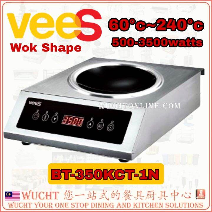 【WUCHT】 VEES Induction Cooker Wok Shape BT350KCT1N 电磁炉 BT3501N Drop