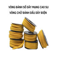 vòng đánh số dây mạng, dây điện, tín hiệu mạng cao su từ 0 đến 9