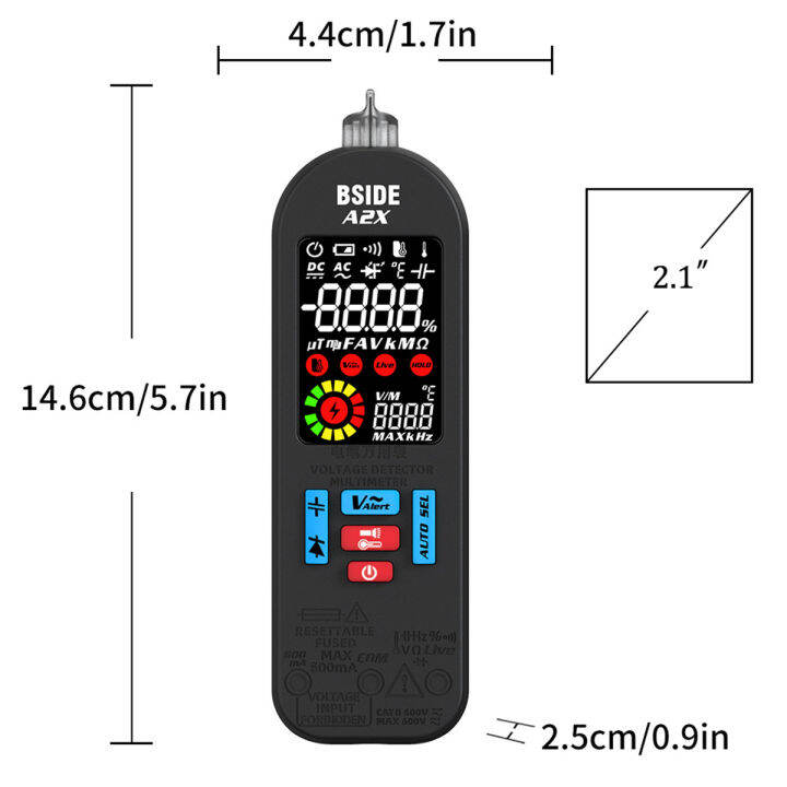a2x-bside-2-1ปากกาไฟฟ้ามัลติมิเตอร์แบบดิจิทัลนิ้วจอสี620v-ac-dc-กระแสไฟมือถือ-rms-ช่วงอัตโนมัติ6000นับความถี่ต้านทานเครื่องวัดความจุไฟฟ้าโหมด-vfc-ระบุอัตโนมัติด้วยไฟฉาย-led