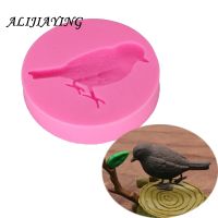 DIY Bird Silicone Mold Fondant Cake Decorating Tools Polymer Clay Candy Chocolate Moulds dessert decorators moulds D1295 Bread  Cake Cookie Accessorie