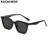 {Paopao glasses} Kachawoo TR90แว่นกันแดด P Olarized ผู้หญิงสแควร์อะซิเตทอาทิตย์แว่นตาสำหรับผู้ชายฤดูPaopao glassesเฉดสีที่มีคุณภาพสูงสีดำเสือดาวเกาหลี