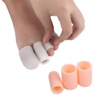 2pcs/set Forefoot Pad Finger Toe Protector Silicone Gel Cover Cap Pain Relief Preventing Blisters Corns Nail Tools Toe Separator