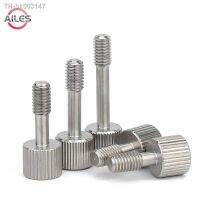 ✻✌ M3 M4 M5 M6 SUS304 Stainless Steel Flat Knurled Thumb Screws With Waisted Shank Hand Tighten ThumbTamper Resistant Screw