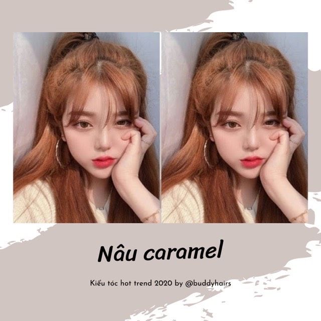 Nếu bạn muốn thay đổi diện mạo, hãy thử nhuộm tóc màu nâu caramel, vừa trẻ trung lại tinh tế và quyến rũ.