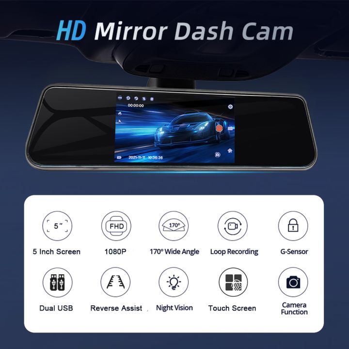 1080p-fhd-5-inch-touch-screen-car-rearview-mirror-for-auto-recorder-car-dvr-night-vision-dash-cam-dual-lensdouble-usb