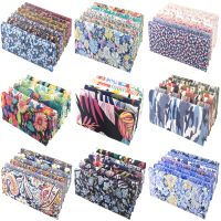 【YF】 Scroll 6 and 7 Pack Quarter Printed Poplin Cotton Fabric Needlework Patchwork Sewing Handicraft Quilting