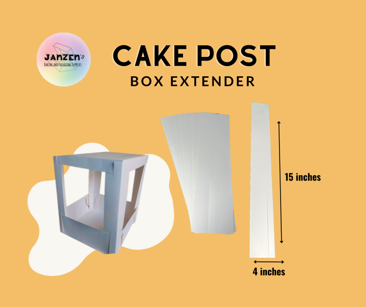 10 pcs Cake Post Box Extender 15x4 inches Lazada PH