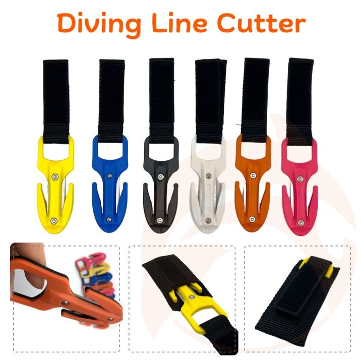 diving-line-cutter-มีดพกสำหรับนักดำน้ำ-พร้อมใบมีดสำรองอีก-2-ใบ-สำหรับตัดเชือกหรือแห-อวน