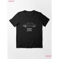 CAR Citroen DS Graphic Art, เสื้อยืดพิมพ์ลาย เสื้อยืดโลโก้รถ  KD9C