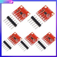 LOVOKK 5Pcs I2C DAC โมดูล MCP4725 2.7โวลต์ถึง5.5โวลต์ 12บิตค่ะ บอร์ดพัฒนาพัฒนา บล็อกเซ็นเซอร์ พลังงานสูงกำลังสูง โมดูล Breakout Arduino สำหรับเด็ก