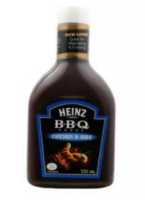 Heinz BBQ Chicken &amp; Ribs Sauce 580g. ไฮนซ์ ซอสบาร์บีคิวไก่และซี่โครง 580กรัม