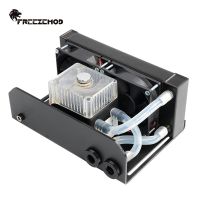 【LZ】☸☑☞  FREEZEMOD-AIO Laptop Liquid Cooler Combo Notebook De Alumínio Kit De Refrigeração De Água Industrial Módulo 80mm Cabeça De Ventilador Duplo 3M SLMZ-V-B