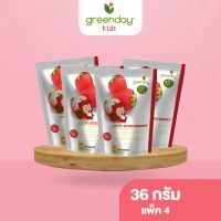 ?สินค้าขายดี?  FRUITFARM CRISPY STRAWBERRY ฟรุ๊ตฟาร์มสตอเบอรี่อบกรอบ 36 กรัม แพ็ก 4 ซอง