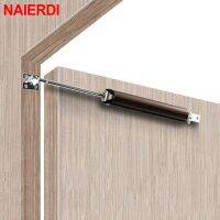 ♠♚ NAIERDI Gas Spring Automatic Door Closer Overhead Door Closer Soft Closing Device Adjustable Buffer Force Furniture Hardware