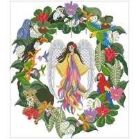 2021Forest angel patterns Counted Cross Stitch 11CT 14CT 18CT DIY Chinese Cross Stitch Kits Embroidery Needlework Sets