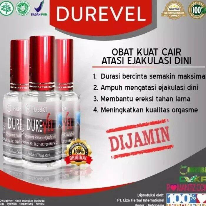 Obat Kuat Tahan Lama Pria Dewasa Spray Tanpa Kebas Durevel Buat Lelaki