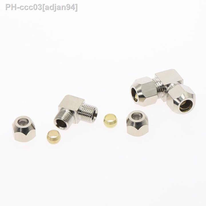 1pcs-brass-oil-pipe-fitting-4mm-6mm-8mm-10mm-12mm-14mm-pipe-od-elbow-90-degrees-single-ferrule-tube-pipe-fittings-connector