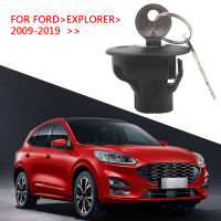 Car Locking Fuel Tank Cap Auto Fuel Petrol Lock Tank Plug Filler Cap Cover with 2 Keys for Ford EDGE ESCAPE