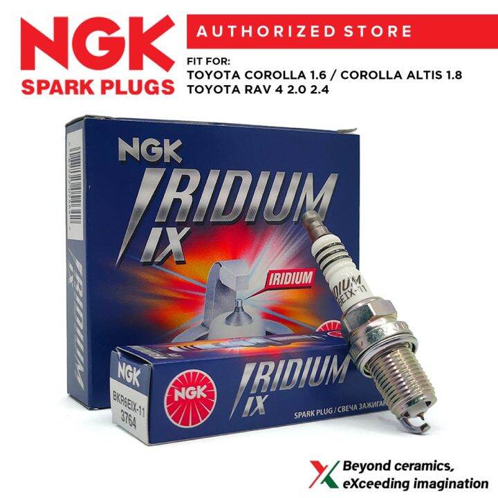 NGK BKR6EIX-11 Iridium IX Spark Plug for Toyota Corolla Altis Camry ...