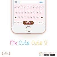 Mix Cute Cute 3 Keyboard Theme⎮(E-Voucher) for Pastel Keyboard App