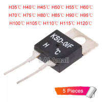 5pcs/lots KSD-01F H KSD 01F H35C H40C H45C H50C H55C H60C H70C H75C H80C H85C H90C H95C H100C H105C H110C H115C H120C Celsius Degc NO Normal Open Temperature Control Thermal Switch Sensor Thermostat TO-220 KSD01F