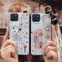 Anti-knock Durable Phone Case For Wiko T10 Shockproof Cute Dirt-resistant Wristband Cartoon Back Cover Waterproof ring