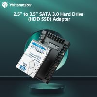 Yottamaster รองรับแคดดี้ฮาร์ดไดรฟ์ขนาด2.5ถึง3.5นิ้ว SATA2 / SATA3 Hdds และ Ssds 7-15มม. ถาดรองฮาร์ดไดร์ฟช่องพื้นที่เก็บข้อมูลฮาร์ดดิสก์