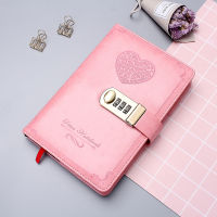 Diary B6 Password Book With Lock Retro Notebook Travel School Girls Gift A5 Notebook Journal Business Planner