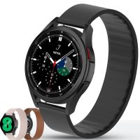 【ต้อง】ห่วงเดี่ยวสำหรับ Samsung Galaxy Watch 4 40มม. 44มม. คลาสสิก46มม. 42มม. สายรัดซิลิโคนยืดหยุ่นสร้อยข้อมือสายรัดข้อมือ Watch Bands Watch Band