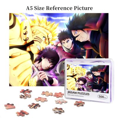 Naruto Shippuden Wooden Jigsaw Puzzle 500 Pieces Educational Toy Painting Art Decor Decompression toys 500pcs