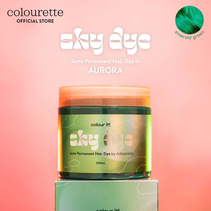 ColouretteDye in[Green SemiPermanent Hair Dye Conditioner