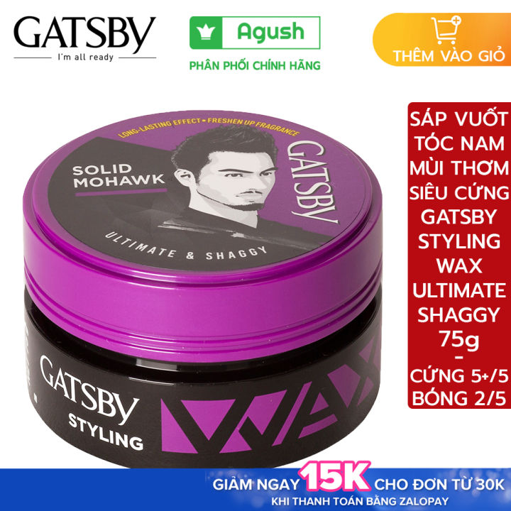 Sáp vuốt tóc nam mùi thơm cứng Gatsby chính hãng Styling Wax - Gatsby Styling Wax với mùi thơm độc đáo, cứng không kém phần chắc chắn là một lựa chọn tuyệt vời cho những bạn nam yêu thích kiểu tóc năng động và cá tính. Khám phá ngay hương vị mới lạ và độc đáo từ loại sáp vuốt tóc này.