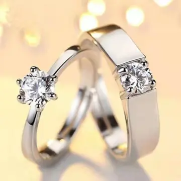 Amazon.com: Whaline 32 Pack Silver Bridal Shower Diamond Ring Fake Diamond  Engagement Rings Artificial Adjustable Ring for Wedding Table Decoration  Party Supplies Favor Accents Cupcake Toppers : Home & Kitchen