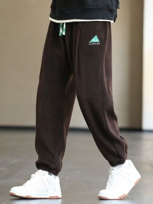 HOT11★2022ใหม่ผู้ชาย Sweatpants Baggy Joggers แฟชั่น Corduroy Hip Hop Streetwear Harem กางเกงผู้ชายกางเกงหลวมๆกางเกง Plus ขนาด8XL