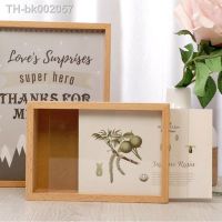 ❧☬☍ Creative Wooden Photo Frame Multi Function Safe Box Piggy Bank Coins Money Storage Box Family Picture Frame Home Decor Gifts