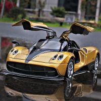 1/36 Pagani Huayra Dinastia Alloy Sports Car Model Diecast Metal Toy Car Model Simulation Sound Light Collection Children Gift Die-Cast Vehicles